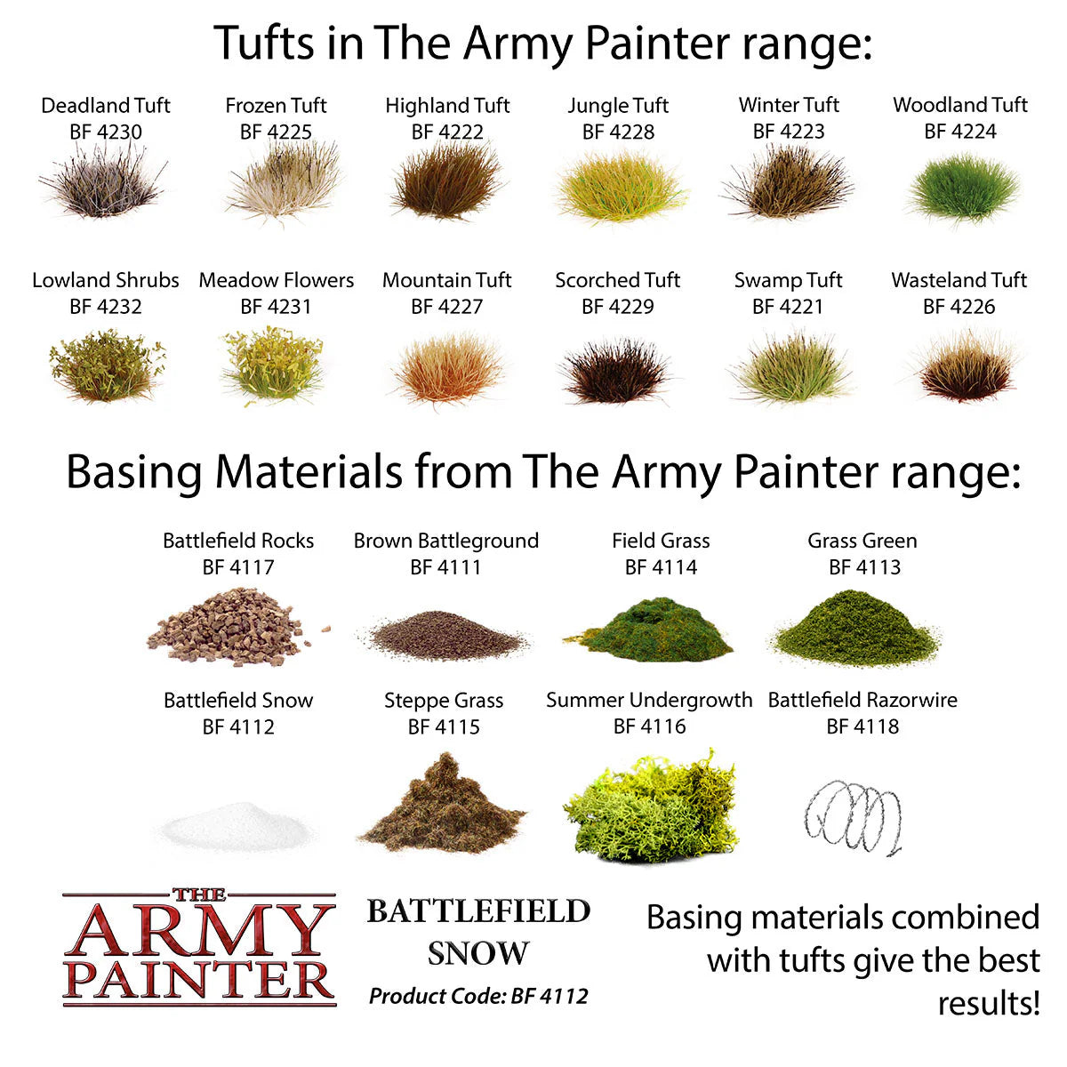 The Army Painter - Battlefield Basing: Snow