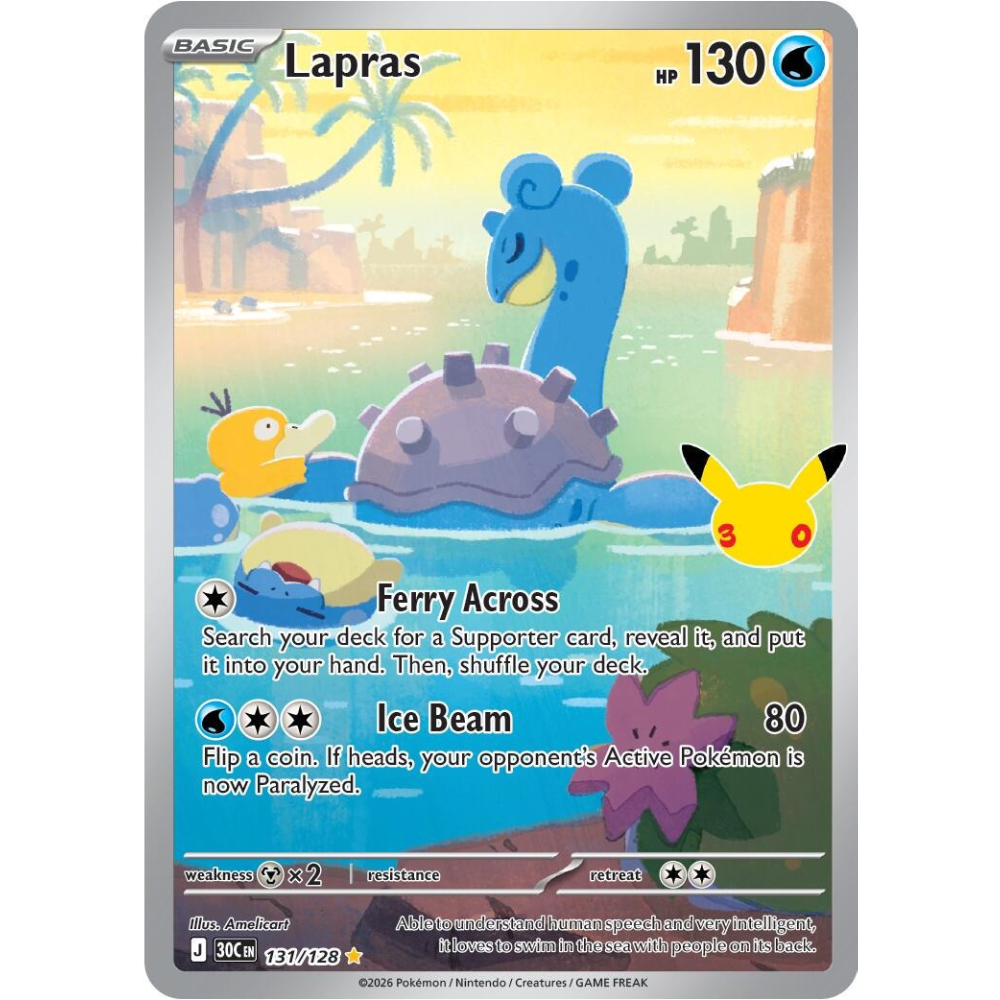 Lapras 131/128 - 30th Celebration