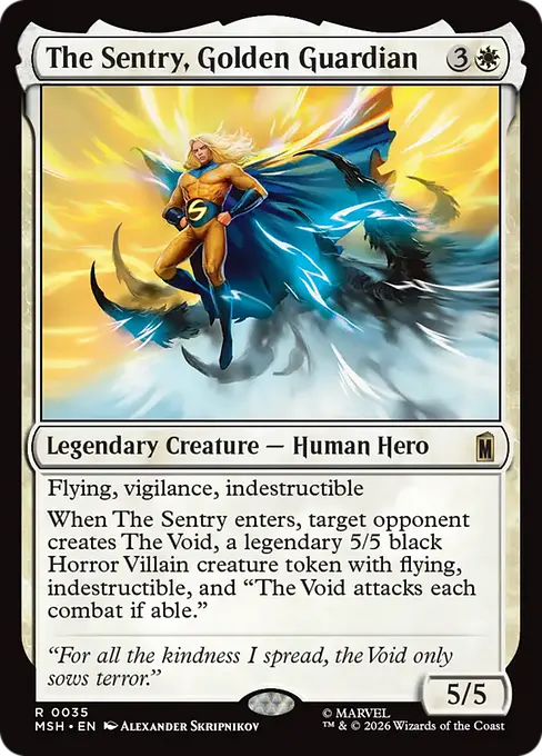 The Sentry, Golden Guardian - Marvel Super Heroes