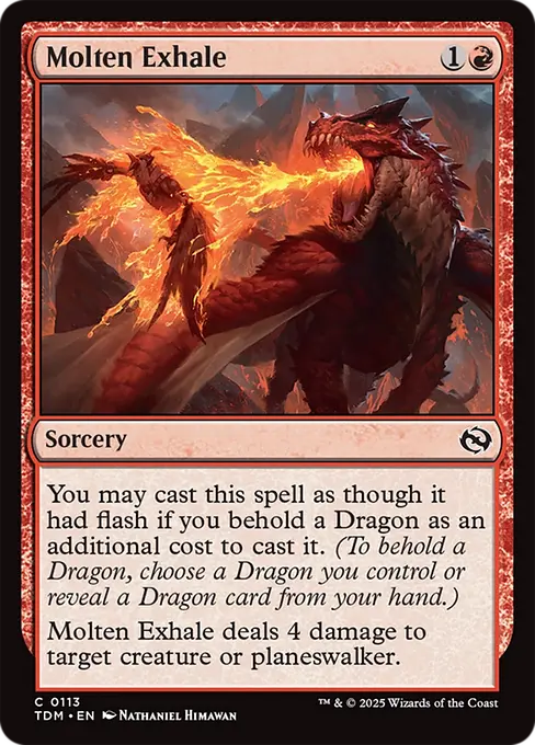 Molten Exhale - Tarkir: Dragonstorm