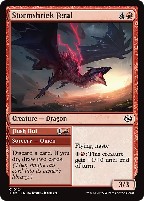 Stormshriek Feral // Flush Out - Tarkir: Dragonstorm