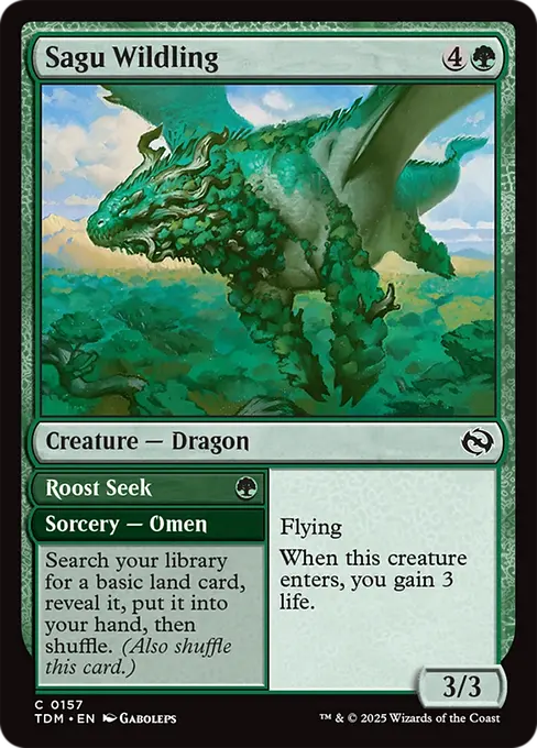 Sagu Wildling // Roost Seek - Tarkir: Dragonstorm