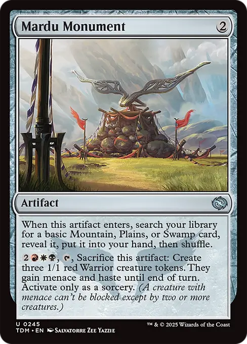 Mardu Monument - Tarkir: Dragonstorm