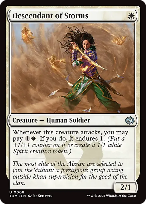 Descendant of Storms - Tarkir: Dragonstorm