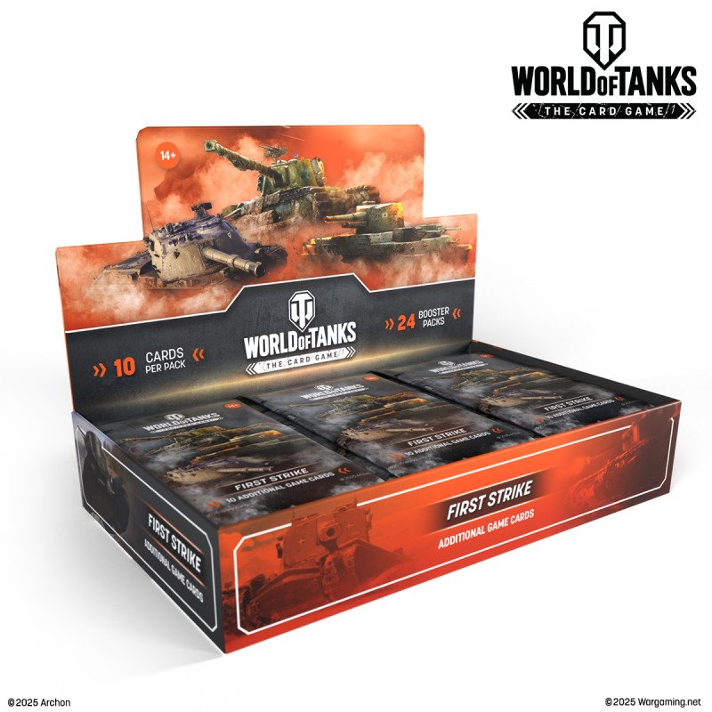 World Of Tanks TCG - First Strike Booster Display