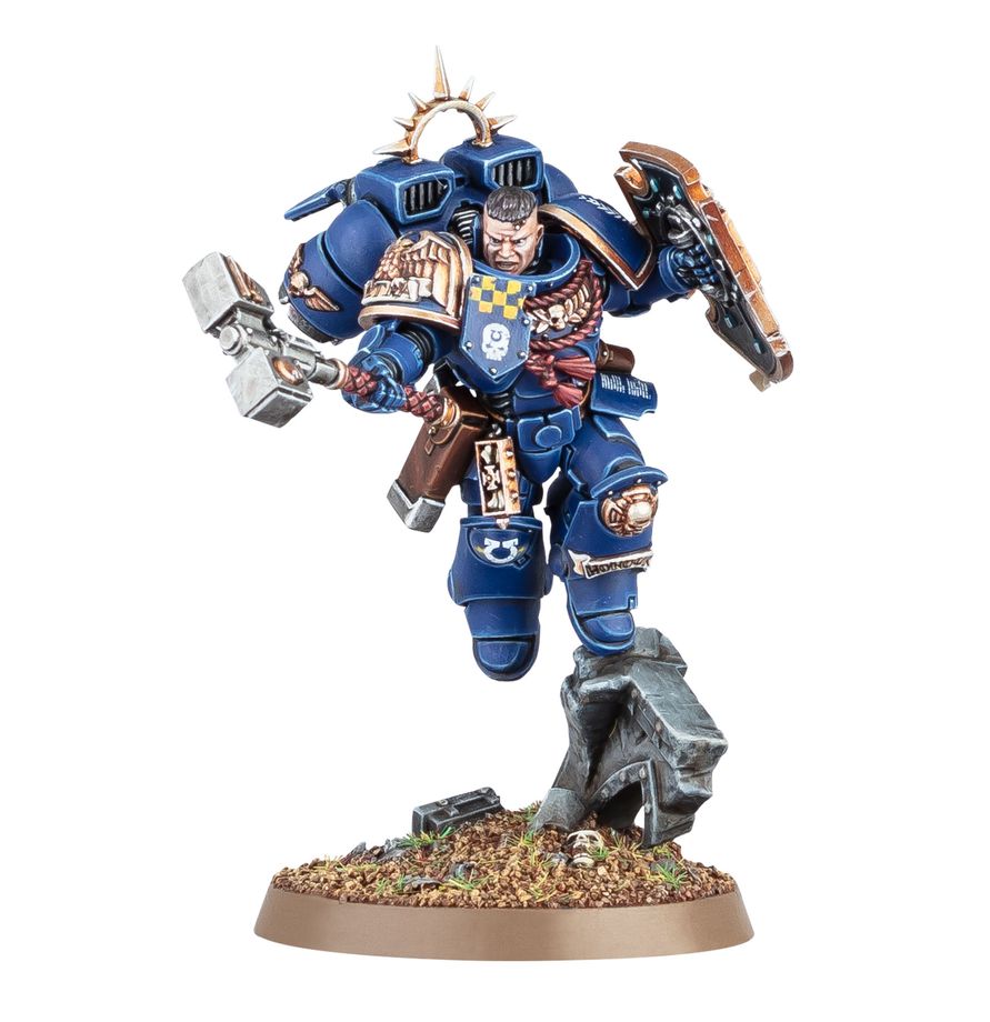 Space Marines: Captain with Jump Pack and Relic Shield