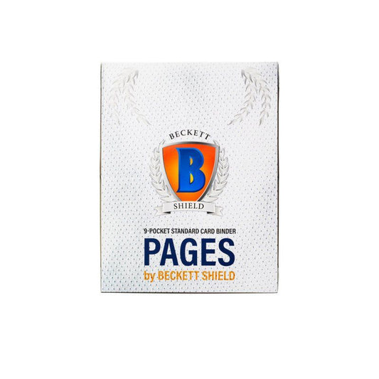 Beckett Shield: 9-Pocket Pages For Standard Cards (100 Pages)