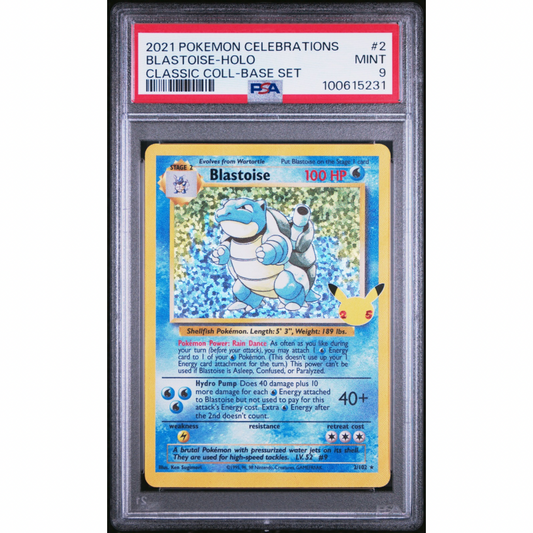 Blastoise 2/102 - Celebrations / PSA 9