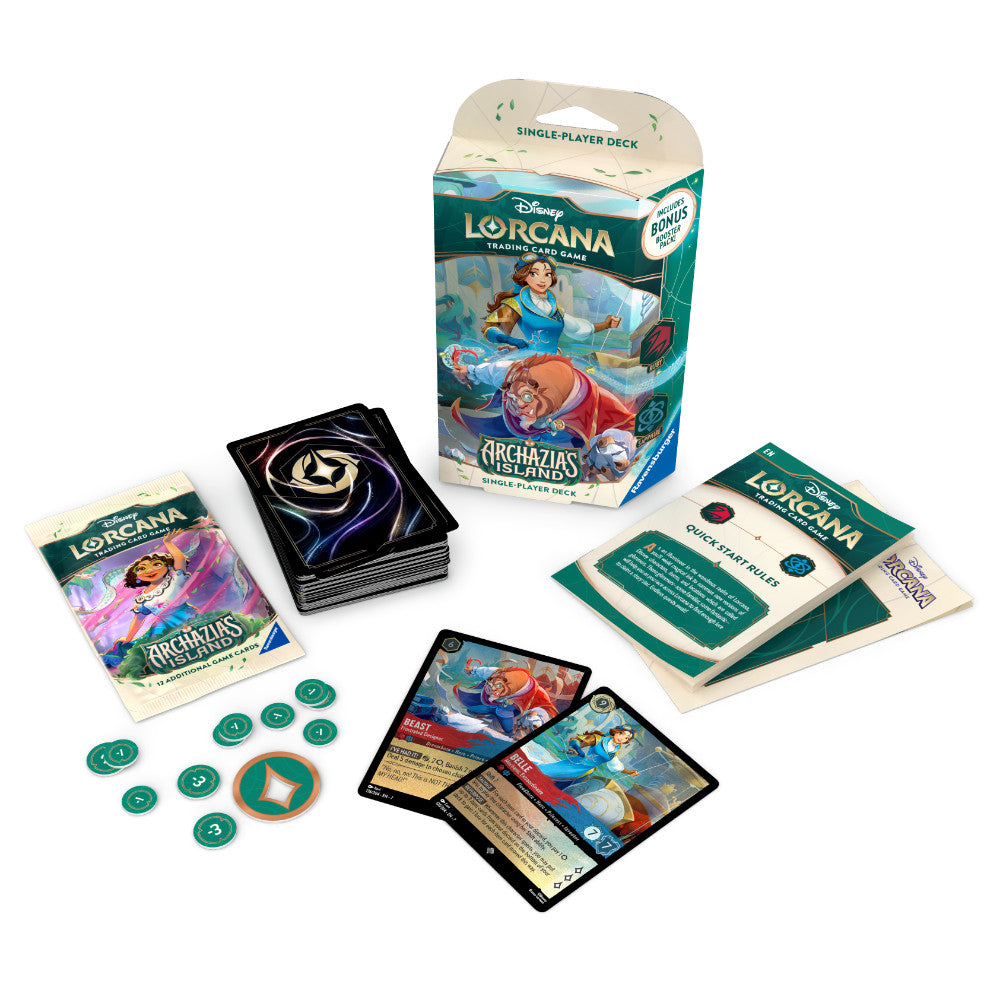 Disney Lorcana TCG: Archazia’s Island Starter Deck - Ruby, Sapphire