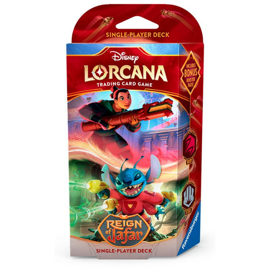 Disney Lorcana TCG - Reign of Jafar Starter Deck - Ruby, Steel
