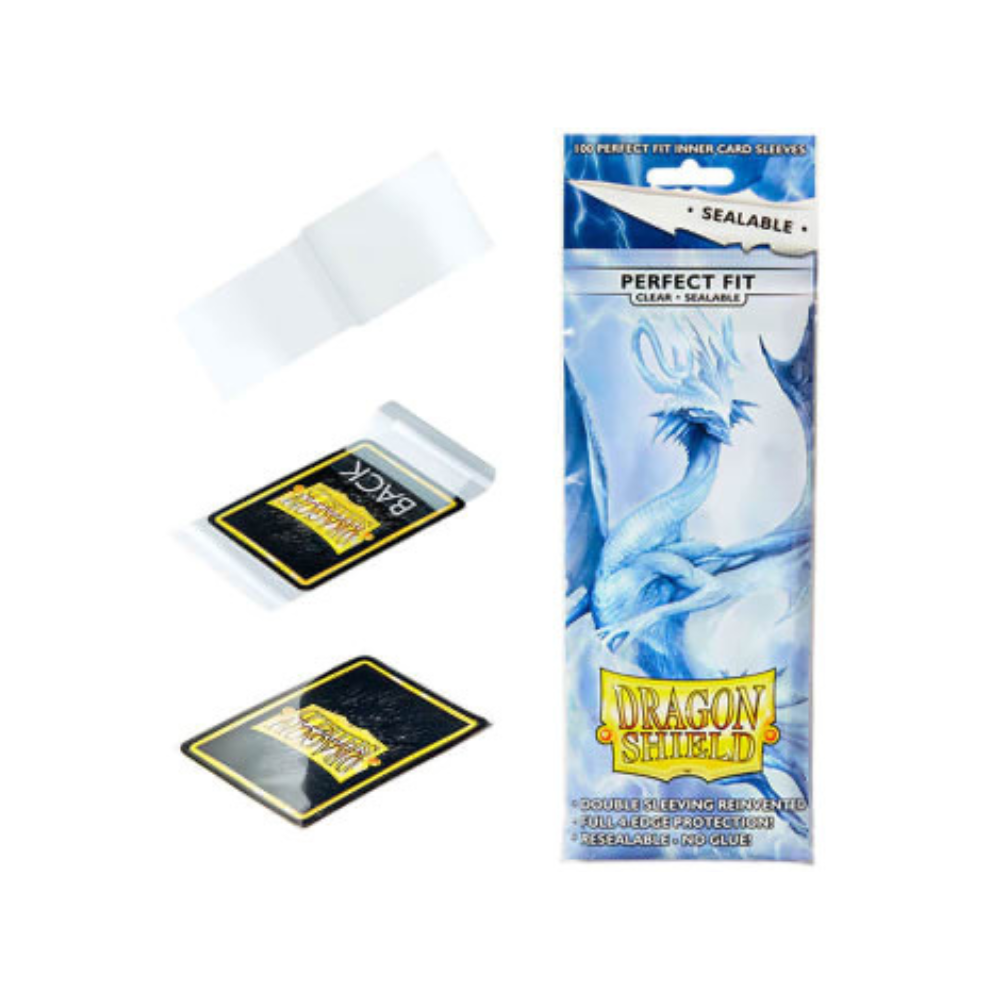 Dragon Shield - Standard Perfect Fit Sealable Sleeves (100) - Clear