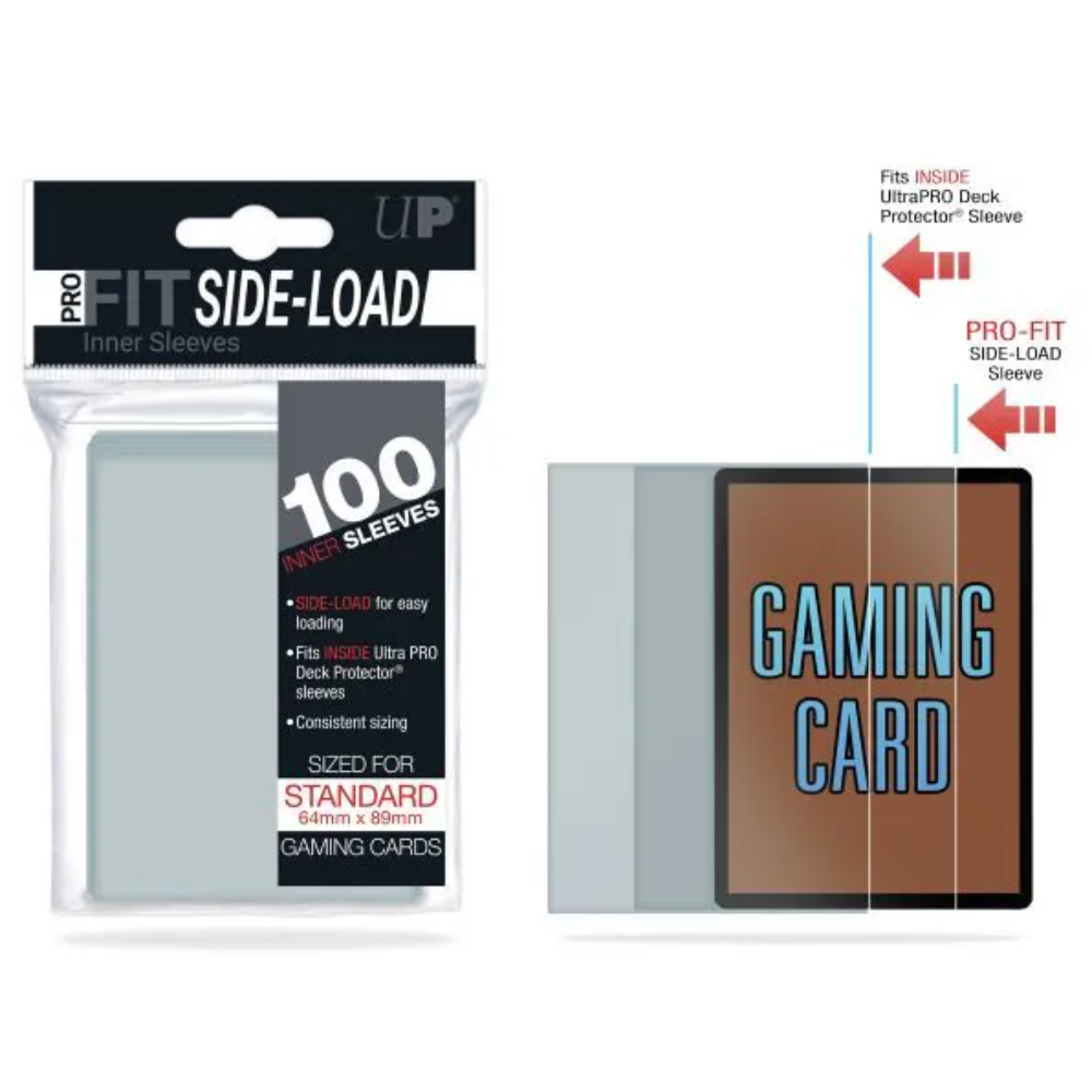 Ultra Pro - PRO-Fit Standard Side Load Deck Protector Sleeves (100 Sleeves)