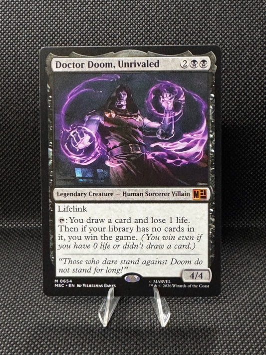 Doctor Doom, Unrivaled - M 654 - Commander: Marvel Super Heroes