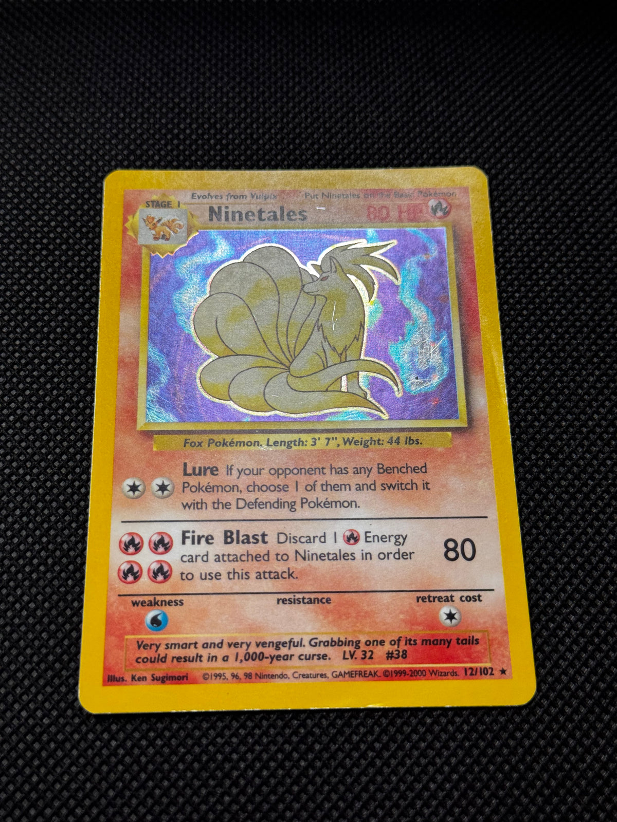 Ninetales 12/102 - Base Set / Holo /