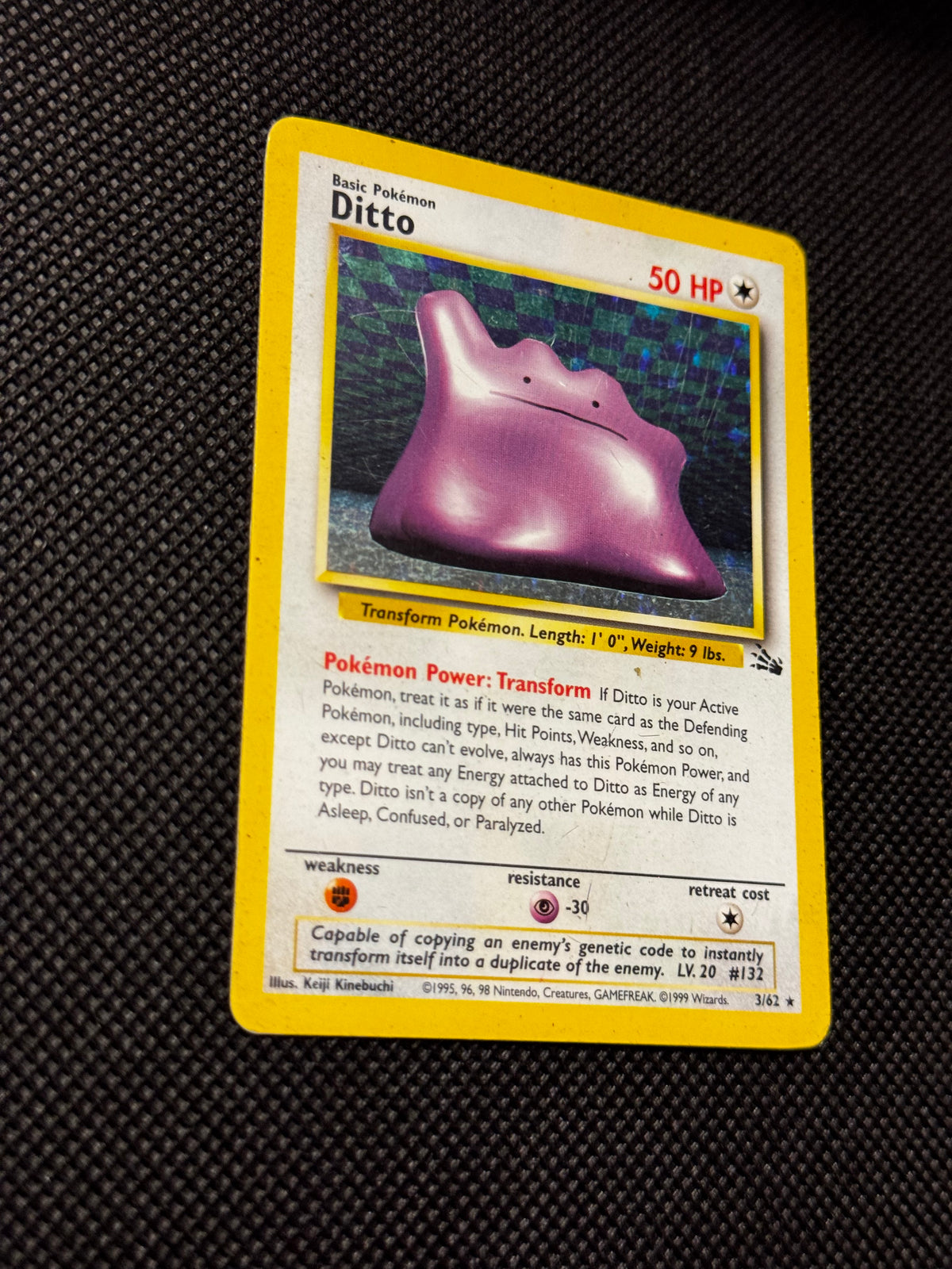 Ditto 14/62 - Fossil / Holo