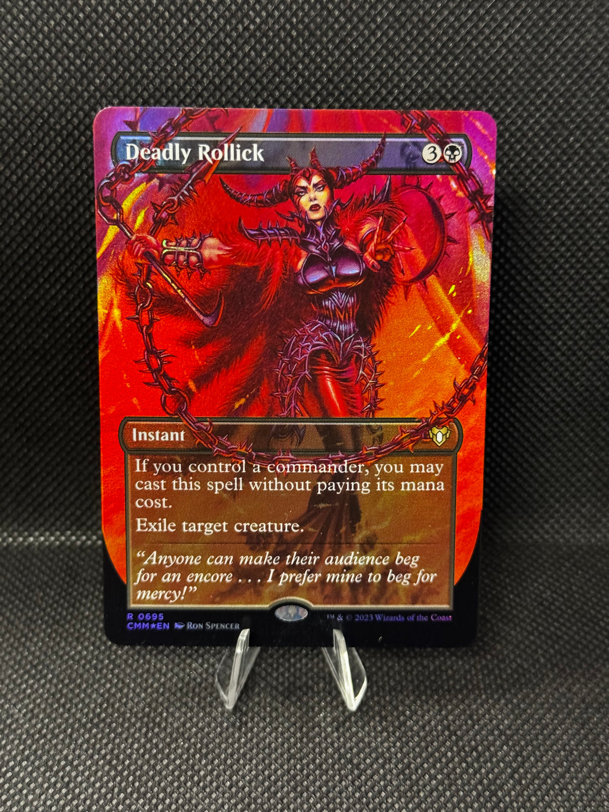 Deadly Rollick (V.2) - R 695 - Commander Masters: Extras / FOIL /
