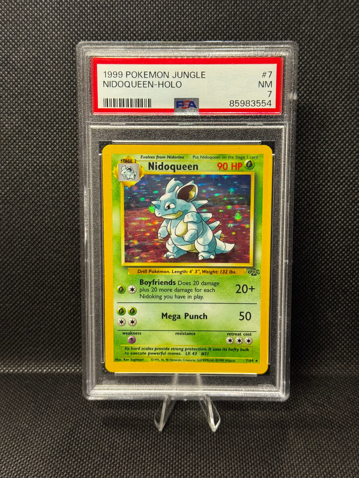 Nidoqueen 7/64 - Jungle / PSA 7