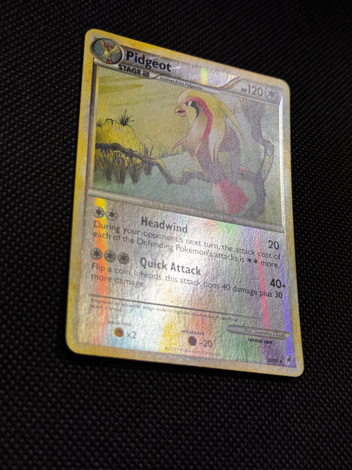 Pidgeot 30/95 - Call of Legends / Reverse Holo