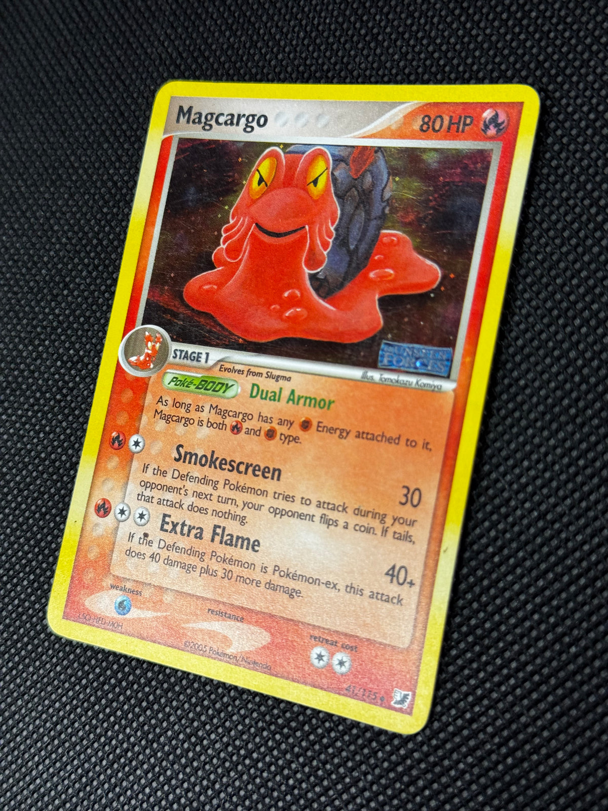 Magcargo 41/115 - EX Unseen Forces / Reverse Holo