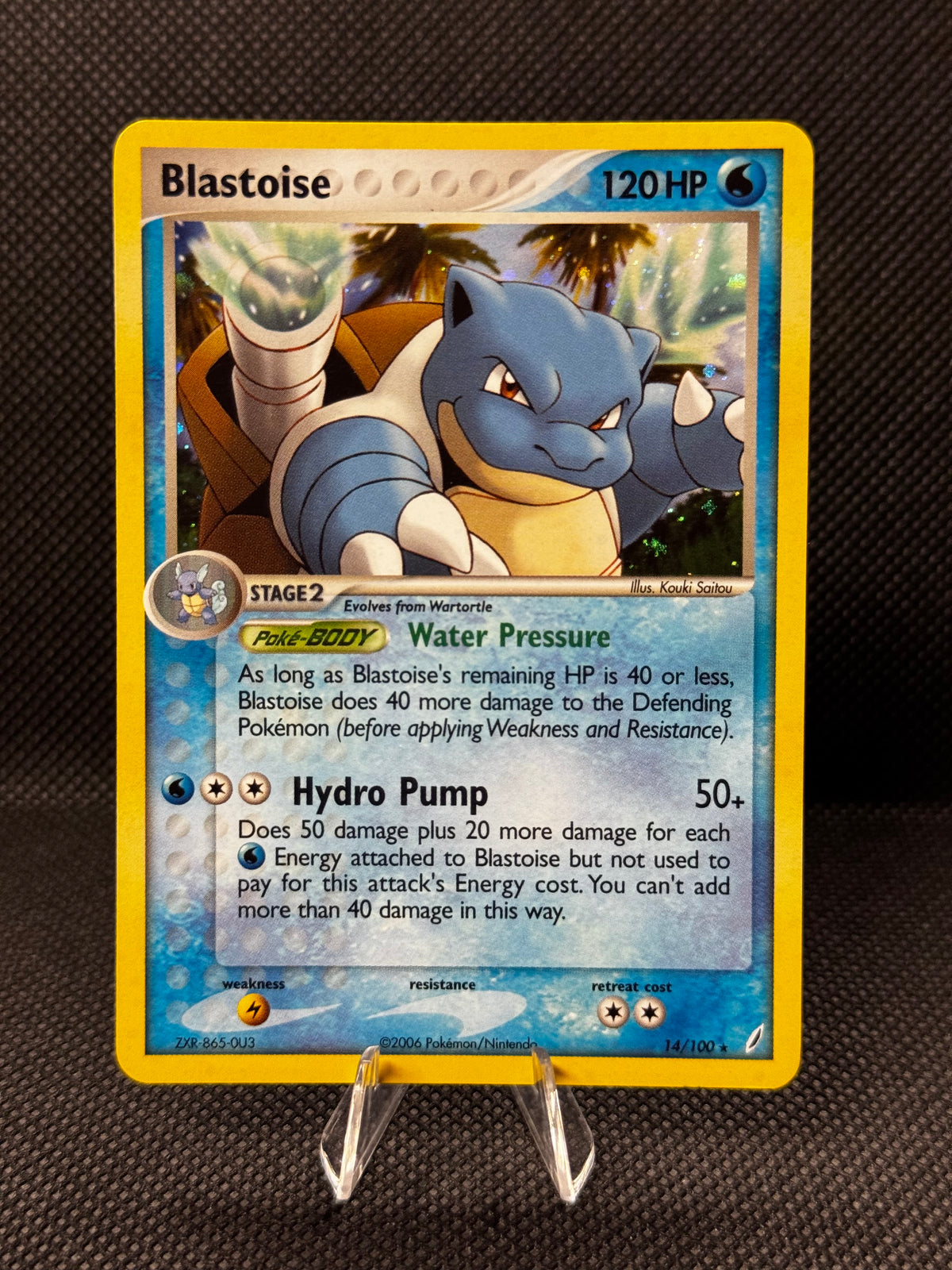 Blastoise 14/100 - EX Crystal Guardians