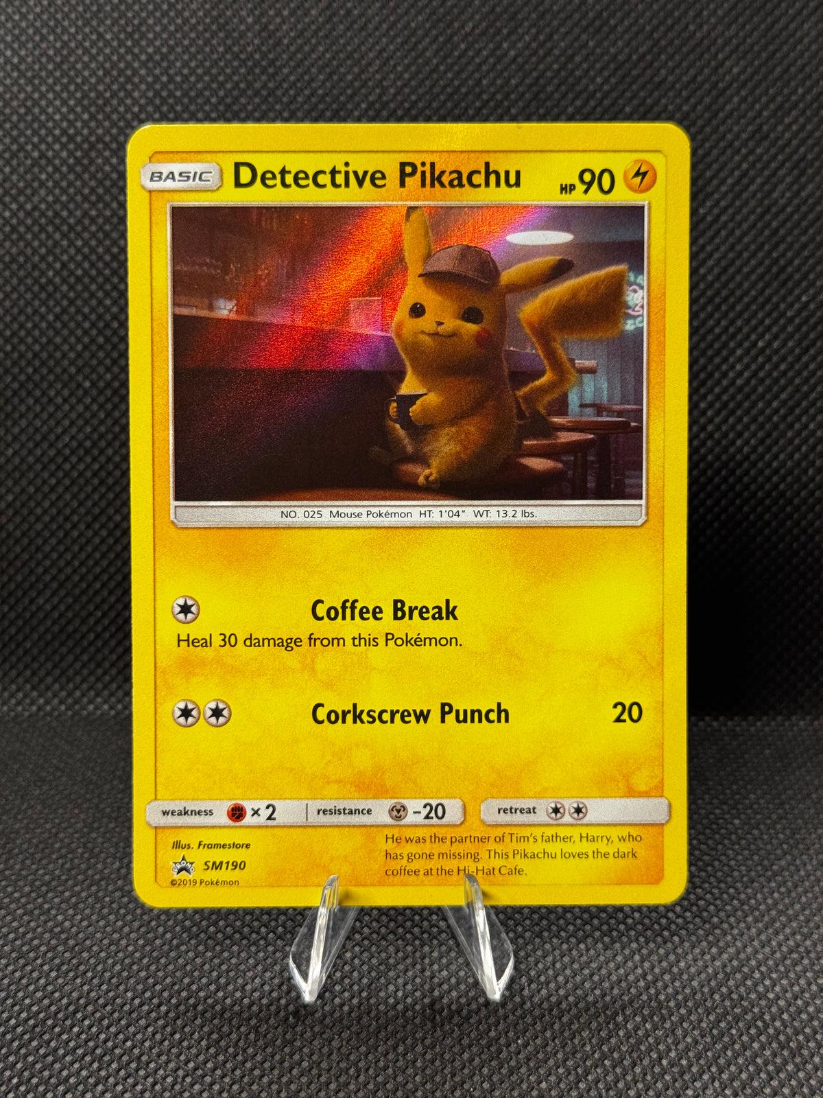 Detective Pikachu SM190 - SM Black Star Promos