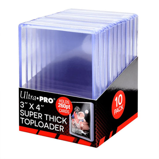 Ultra Pro - 3" x 4" Super Thick 260pt Toploader (10 Pieces)