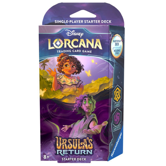 Disney Lorcana TCG - Ursula's Return Starter Deck - Amber, Amethyst
