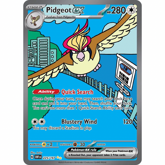 Pidgeot ex 225/197 - Obsidian Flames
