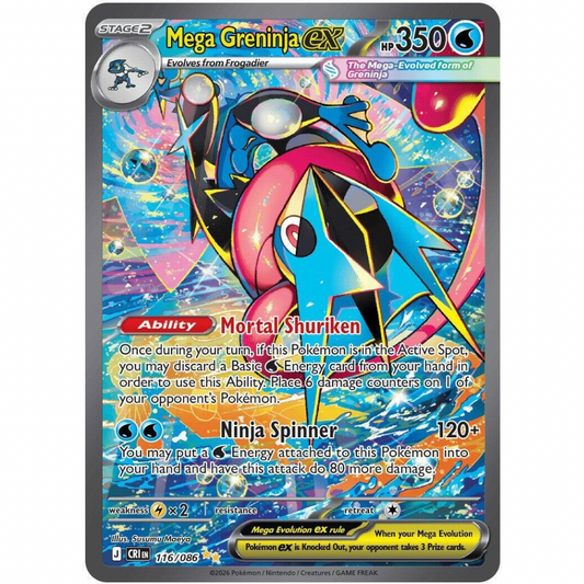 Mega Greninja ex 116/086 - Chaos Rising