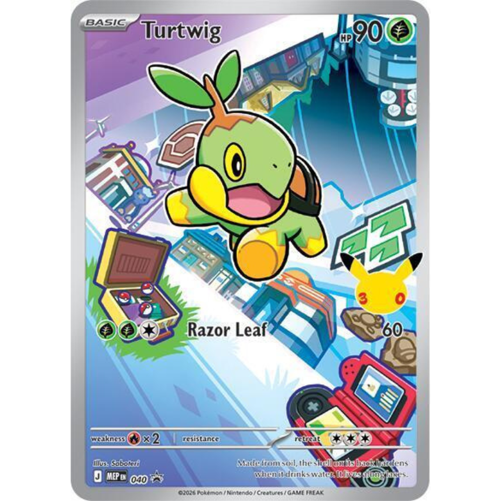 Turtwig MEP 040 - MEP Black Star Promos