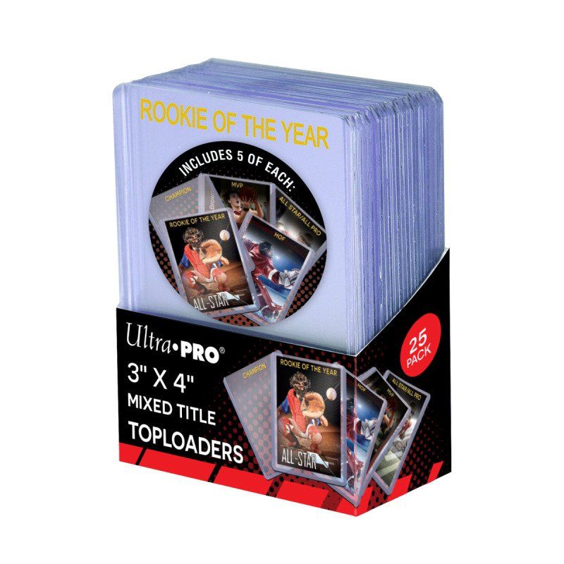 Ultra Pro - Mixed Title Toploader (25 Pieces)