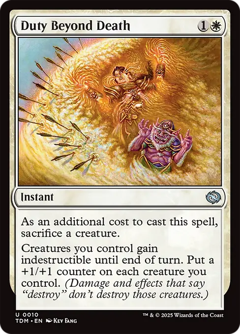 Duty Beyond Death - Tarkir: Dragonstorm