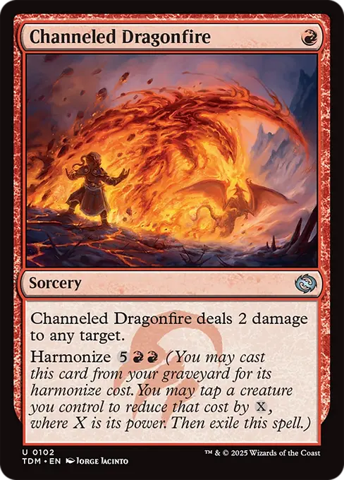 Channeled Dragonfire - Tarkir: Dragonstorm