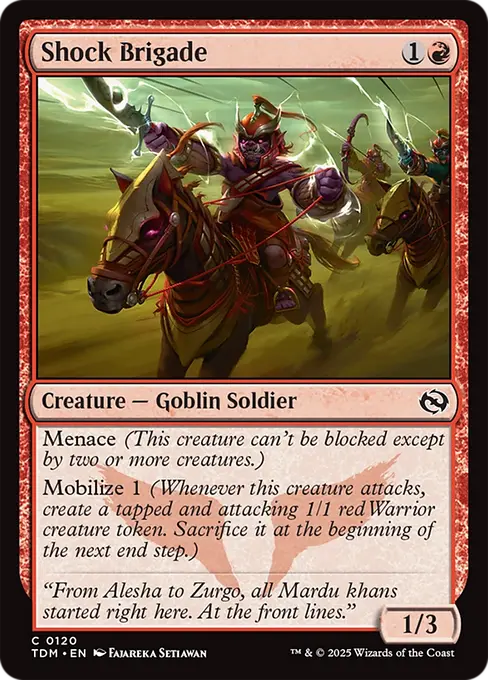 Shock Brigade - Tarkir: Dragonstorm
