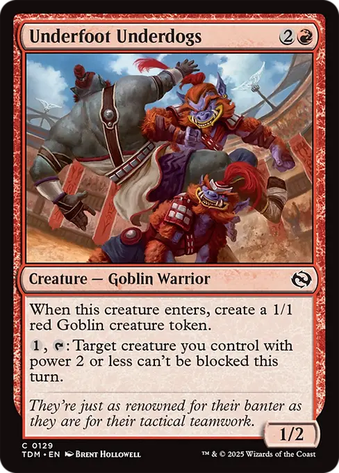 Underfoot Underdogs - Tarkir: Dragonstorm