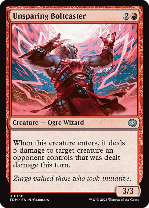 Unsparing Boltcaster - Tarkir: Dragonstorm