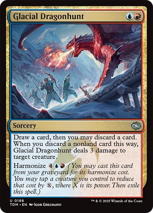 Glacial Dragonhunt - Tarkir: Dragonstorm