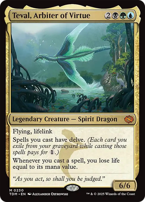 Teval, Arbiter of Virtue - Tarkir: Dragonstorm