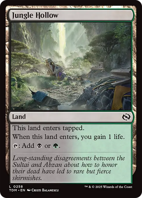 Jungle Hollow - Tarkir: Dragonstorm