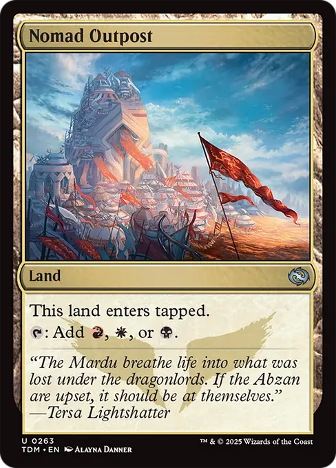Nomad Outpost - Tarkir: Dragonstorm