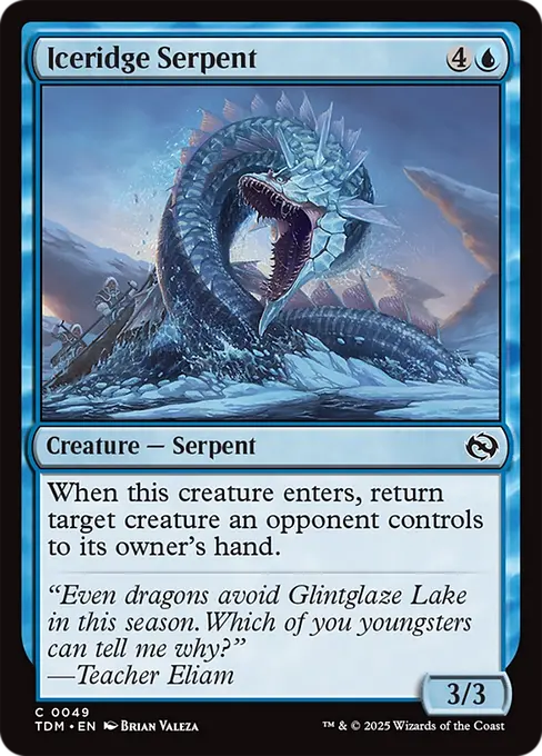Iceridge Serpent - Tarkir: Dragonstorm