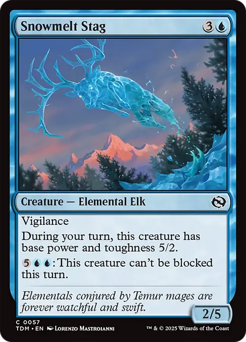 Snowmelt Stag - Tarkir: Dragonstorm