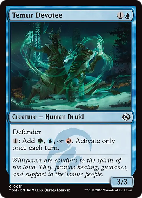 Temur Devotee - Tarkir: Dragonstorm