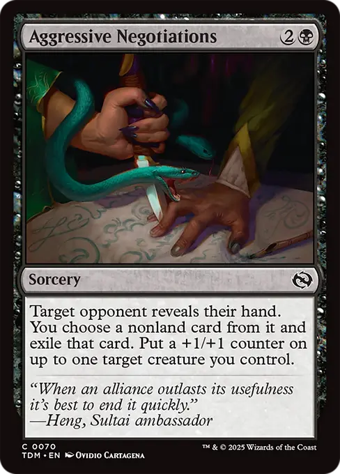 Aggressive Negotiations - Tarkir: Dragonstorm