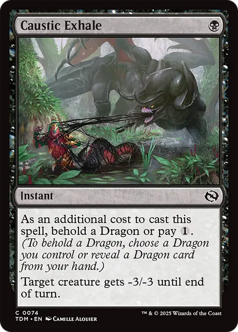 Caustic Exhale - Tarkir: Dragonstorm