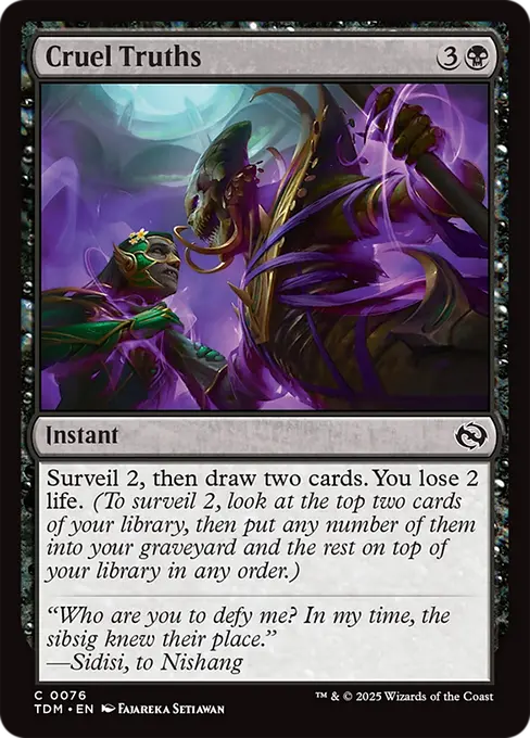 Cruel Truths - Tarkir: Dragonstorm