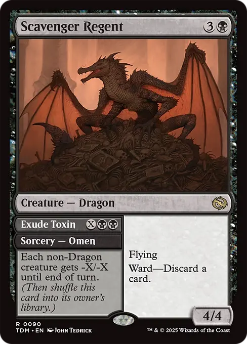 Scavenger Regent // Exude Toxin - Tarkir: Dragonstorm